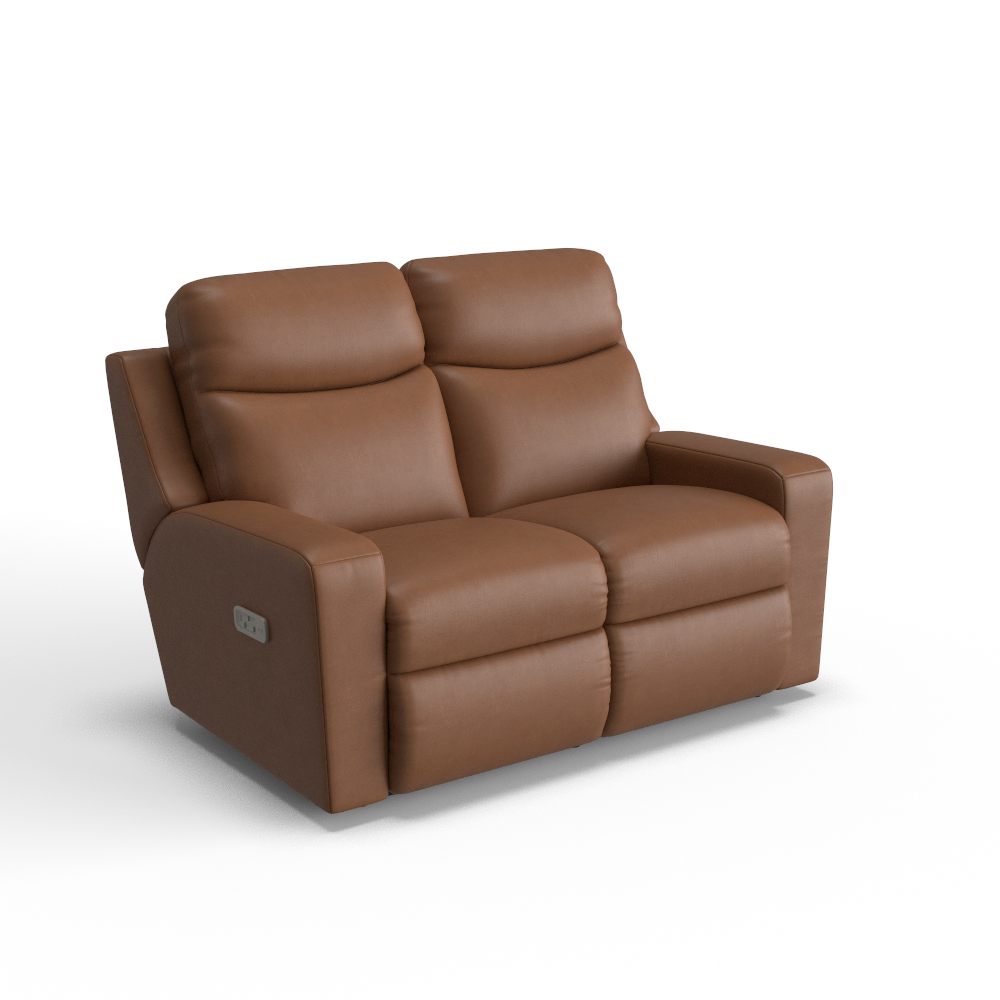 Emmons Power Reclining Loveseat w/ Headrest & Lumbar, In Stock